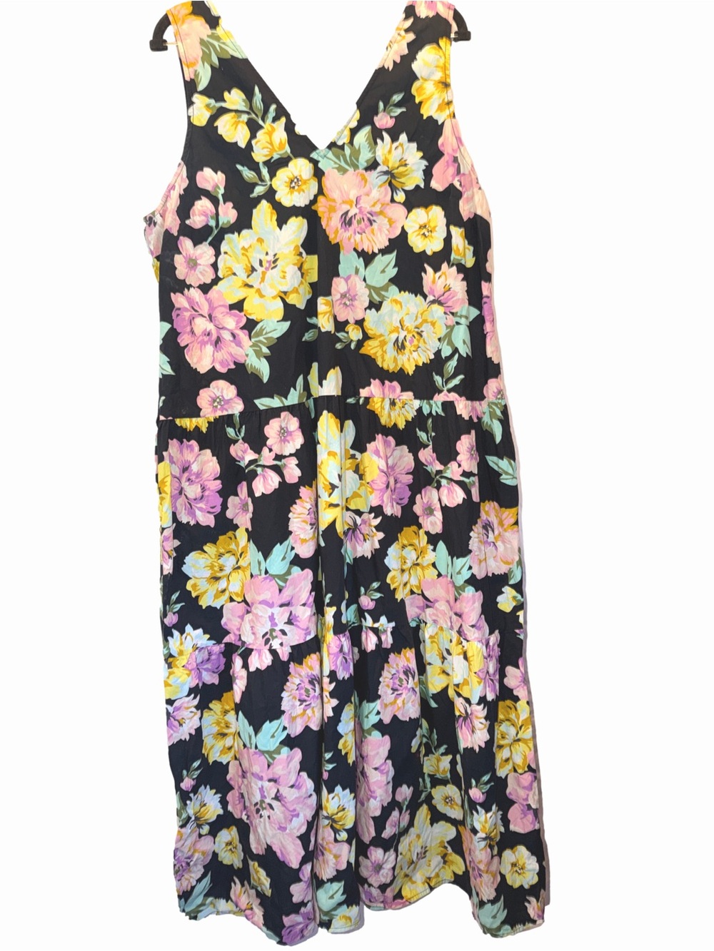 Who What Wear, Floral, V-Neck Sundress, SZ XXL, (T15-111)